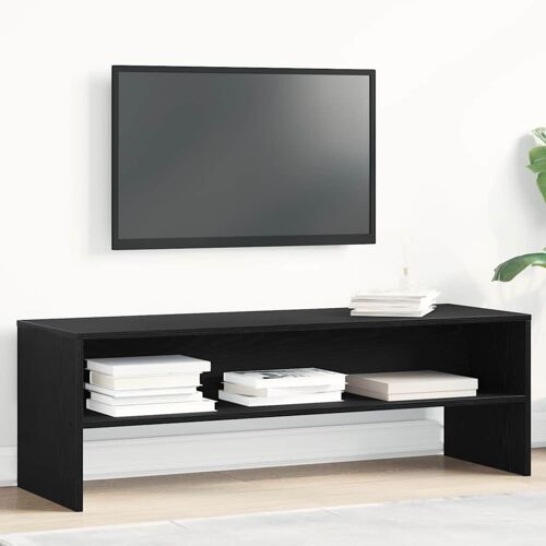 vidaXL Meuble TV chêne noir 120x40x40 cm bois d'ingénierie