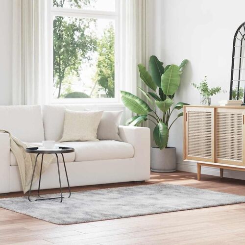 Vidaxl Tapis Shaggy À Poils Longs Navarra Gris Clair 130x200 Cm