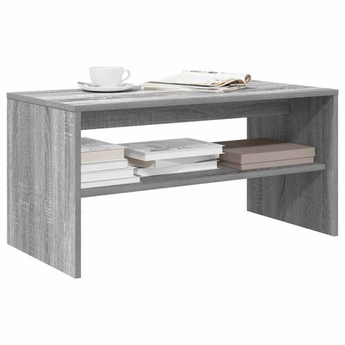vidaXL Meuble TV sonoma gris 80x40x40 cm bois d'ingénierie