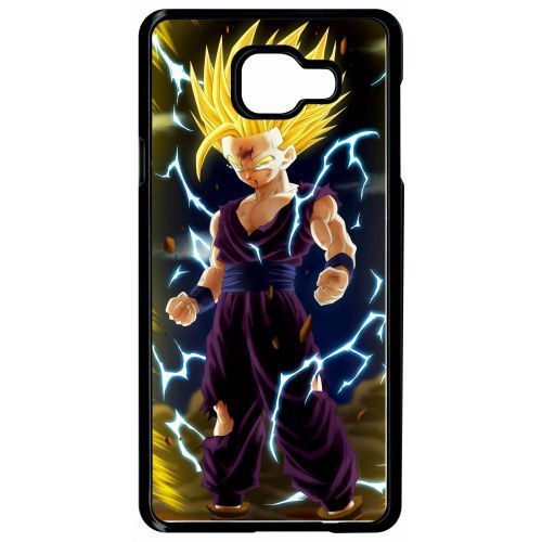 Coque Galaxy A7 (2016) - Dbz Dragon Ball Z San Gohan Super Sayen 2 - Noir
