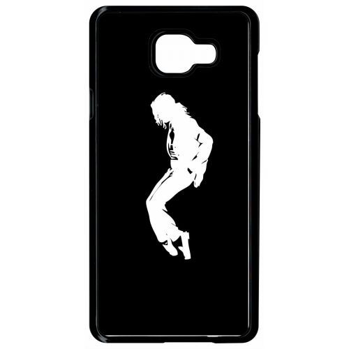 Coque Galaxy A7 (2016) - Silhouette Michael Jackson Moonwalk - Noir
