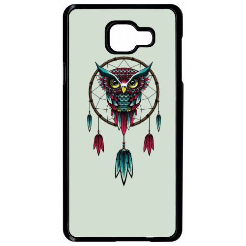 Coque Galaxy A7 (2016) - Dreamcatcher Hibou Tribal - Noir