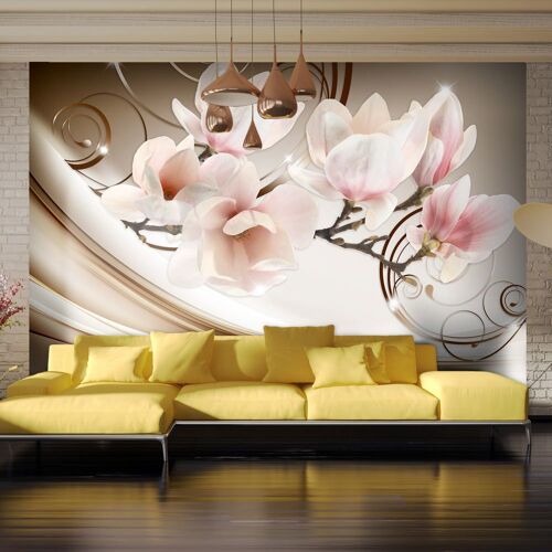 Papier peint - Waves of Magnolia - Décoration, image, art - Fleurs - Magnolias -