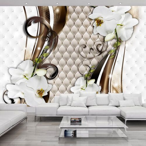Papier peint intissé Fleurs Gold trail : Taille - 100 x 70 cm