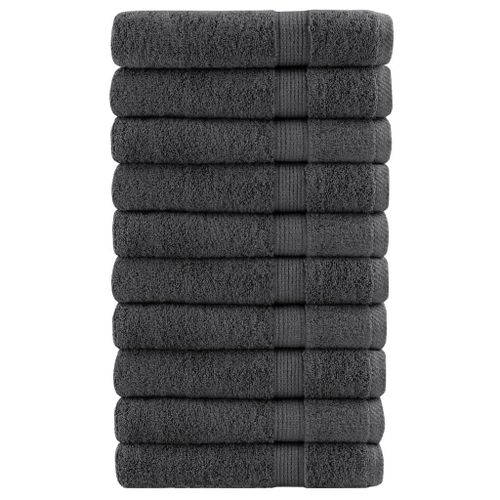 vidaXL Serviettes de sauna de qualité supérieure SOLUND 10 pcs