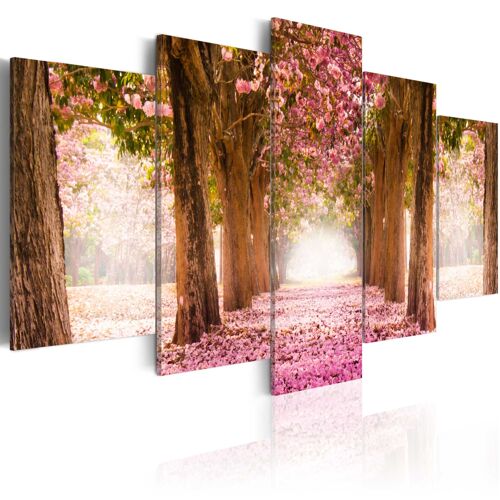 Tableau Pink alley 100 x 50 cm