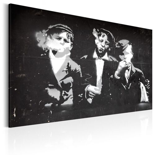 Tableau Vintage Gang de rue 90 x 60 cm