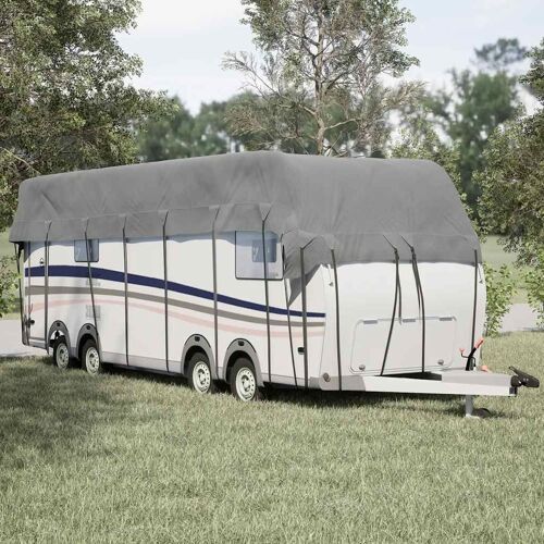 vidaXL Housse de toit de caravane gris 1000x300 cm tissu non tissé