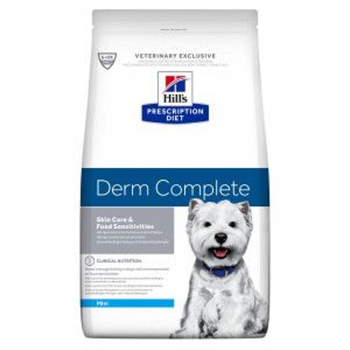 Hillapos S Prescription Derm Complete Mini Pour Chien  + Gratuite 4 X Hillapos S Hypoallergenic Snack