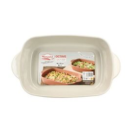Menastyl - Plat À Four Rectangulaire - Xl - Octave - Beige - Beige