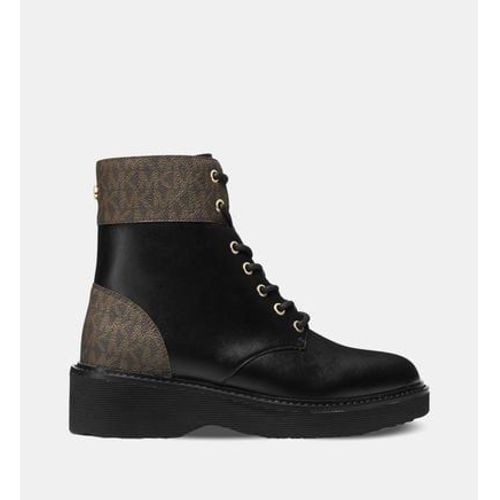 Michael Michael Kors Bottes Ranger Aniya Imprimã© Logo Multicolore