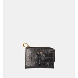 Nat & Nin - Porte-monnaie Iza cuir de vachette  - Noir