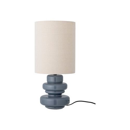 Bloomingville - Lampe De Table Fabiola En Verre - Bleu