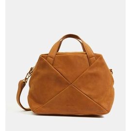 Nat & Nin - Sac cabas Xena en cuir brillant - Marron