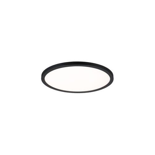 Panneau Led Rond Atria Shine 16w Noir Mat