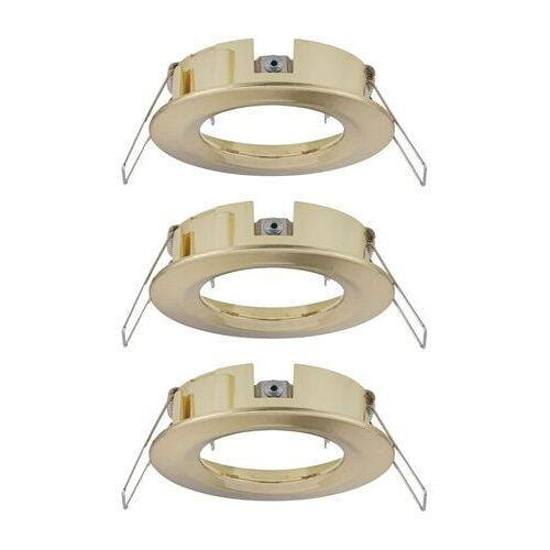 Paulmann - Set De 3 Anneaux De Montage Fixes Choose Laiton Brossã©  - Jaune