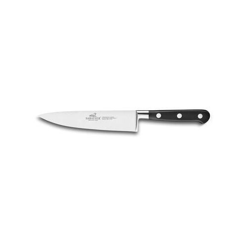 Couteau De Cuisine Idéal 15 Cm Forgé Rivets Noirs