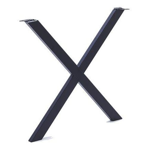 Mottez - Pied pour banc en X - Noir  - Beige