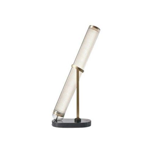 Lampe À Poser Frechin Base Marbre Noir/Or