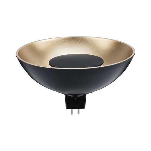 Paulmann - Ampoule réflecteur avec socle GU5,3 noir/doré - Noir