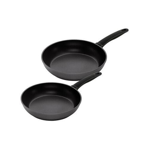 Kuhn Rikon - Set de poêles Easy induction Ø24 et Ø28 cm - Noir