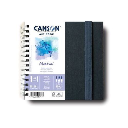 Canson - Carnet Art Book Montval  48 Pages  - Blanc