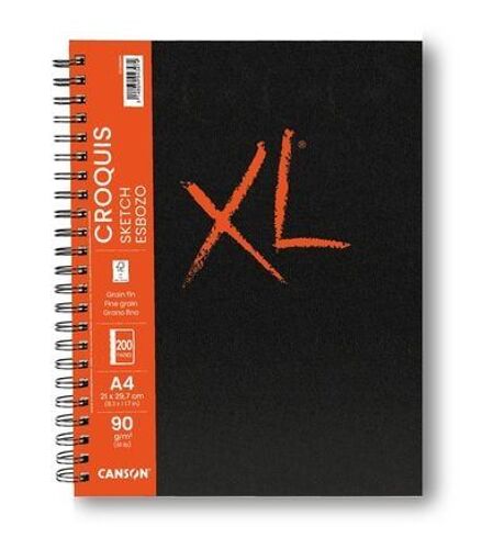 Canson - Carnet De Dessin Xl Book Croquis A4 200 Pages  - Beige