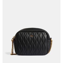 Nat & Nin - Sac camÃ©ra Emma en cuir souple matelassÃ©  - Noir