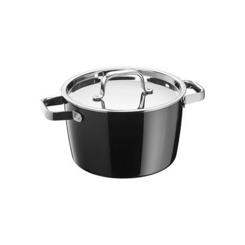 Wmf - Faitout haut Fusiontec Aromatic noir 22 cm - Gris