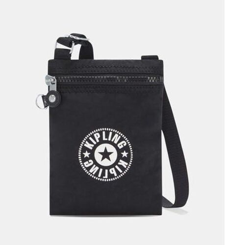 Kipling - Sac pochette Afia Lite en toile - Noir