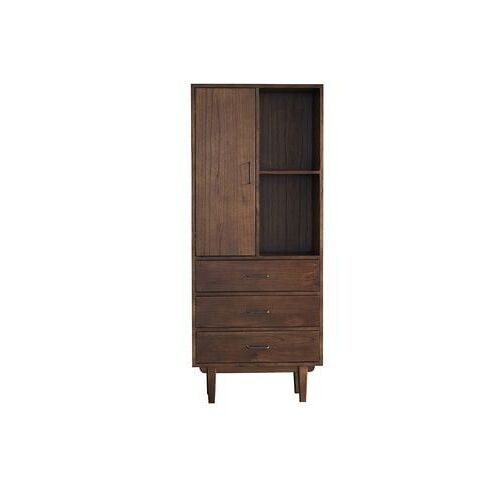 Bois Dessus Bois Dessous - Colonne de salle de bain en mindi massif finition noyerVINTAGE  - Marron