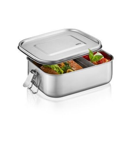 Lunch Box Endure Acier Inox 18 X 13,3 X 6,3 Cm