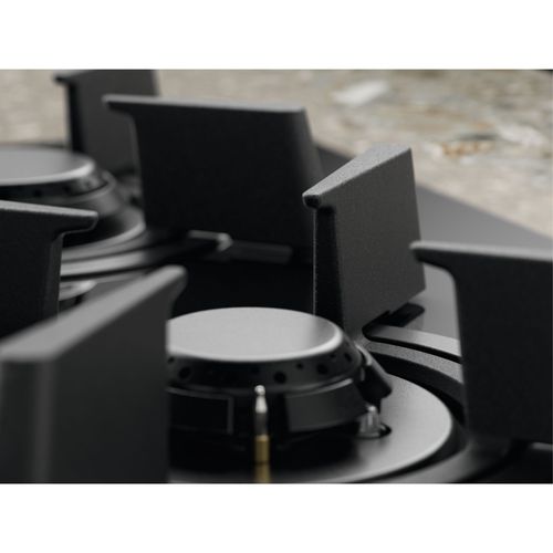 Electrolux Plaque de cuisson Gaz Série 800 Flamelight 75 cm KGG753753K Noir