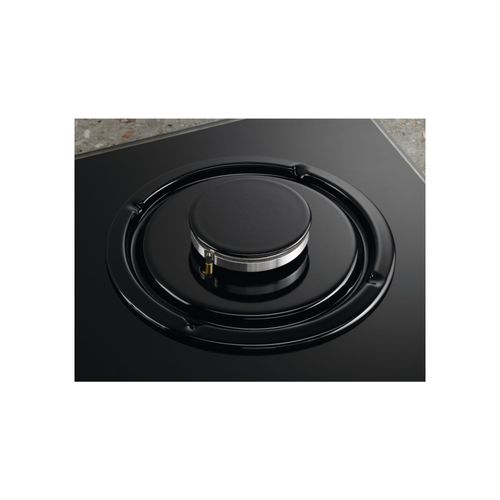 Electrolux Plaque de cuisson Gaz Série 800 Flamelight 90 cm KGG953753K Noir