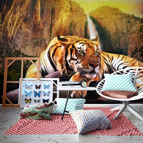 Papier peint intissé Animaux Beauty and the beast : Taille - 200 x 154 cm