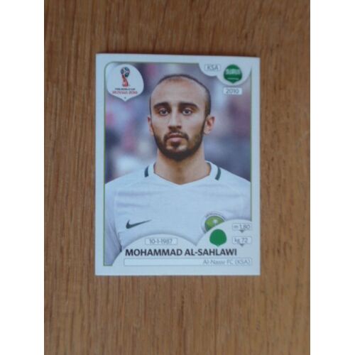 Image Panini 2018 Fifa World Cup Russie N°69 Mohammad Al-Sahlawi -Arabie Saoudite-
