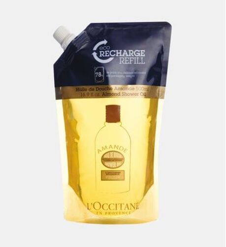 L'occitane En Provence - Recharge Huile De Douche - Amande  - Multicolore 