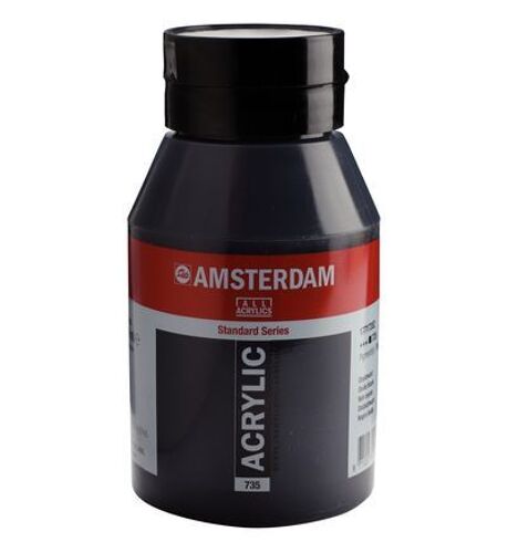 Amsterdam - Peinture Acrylique Standard Series Nâ°735 Noir Oxydã© 1l  - Noir