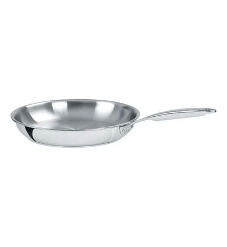 Cristel - Poêle Castel Pro Fixe Inox Ø24 Cm - Gris