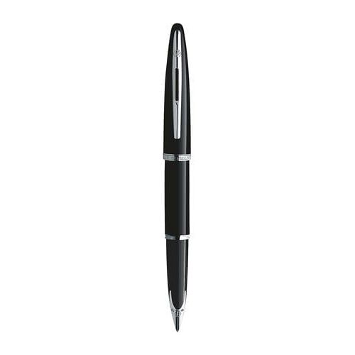 Waterman - Stylo Plume Carène Black Sea Laqué Noir & Palladium Plume Fine  - Noir