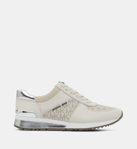 Michael Michael Kors Baskets Basses Allie Cuir Beige