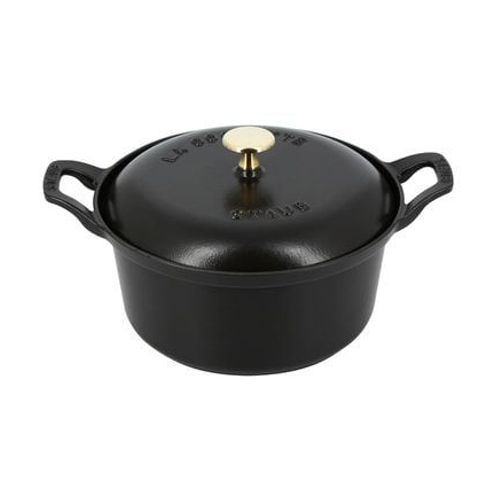 Staub - Cocotte Fonte La Coquette Ã 20 Cm  - Noir