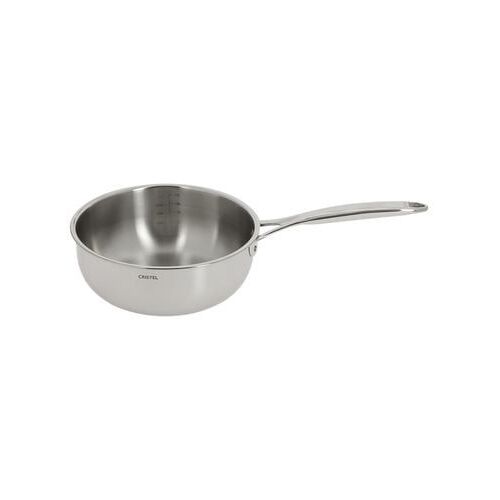 Cristel - Casserole Inox Pro 22 Cm  - Gris