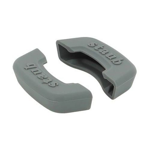 Staub - Lot De 2 Maniques En Silicone Pour Poignã©Es Cocotte   - Gris