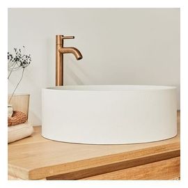 Bois Dessus Bois Dessous - Vasque Tambour En Béton Beige - Beige
