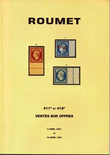 Roumet : 411e Et 412e Ventes Sur Offres - 2 Et 16 Avril 1991