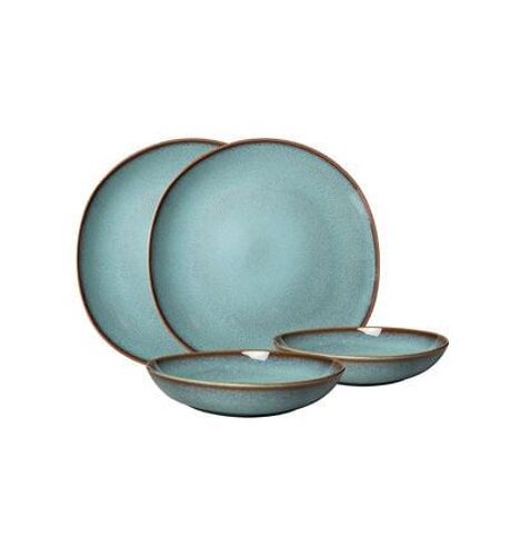 Lave Glacé Service De Table 4pcsec