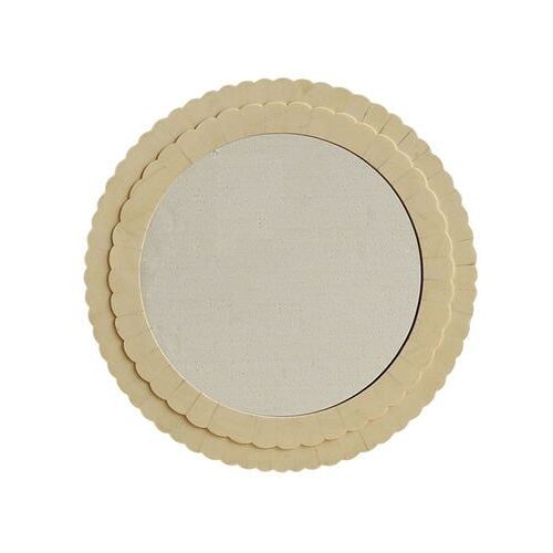 Decoclico - Miroir rond pétales - Beige