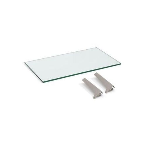 Am.Pm - Etagère L60 Cm Verre Trempé, Archivita Xl - Gris