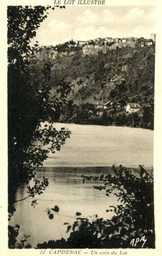 Carte Postale De Capdenac (Lot) Vue Générale Et Le Lot (Réf.22)